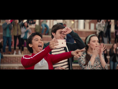 Love, Simon trailer final frame with title card and pink background