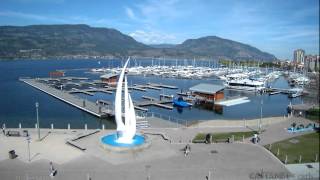 Downtown Kelowna time-lapse for April 21, 2015