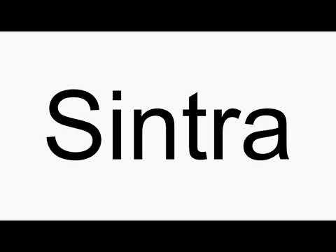 How to pronounce Sintra
