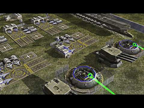 USA Supreme + AURORA NUKE vs 7 China Tank - Command & Conquer Generals Apocalyptic
