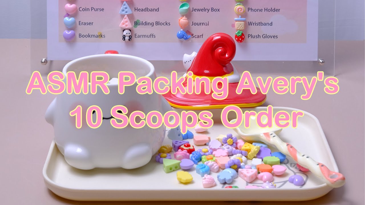 【Litebord Lucky Scoops】ASMR Packing Avery's 10 Scoops Order