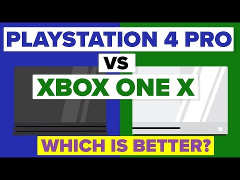 Sony Playstation 4 Pro vs Microsoft Xbox One X - Which Is Better - Video Game Console Comparison
