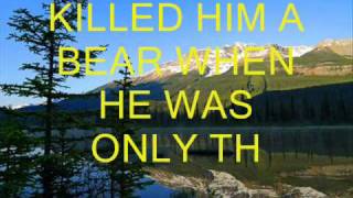 THE BALLAD OF DAVY CROCKETT A SONG FROM, 1954 WRITTEN BY GEORGE BRUNS AND TOM BLACKBURN