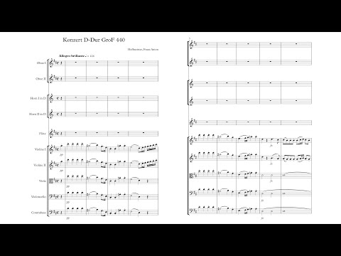 Franz Anton Hoffmeister – Flute Concerto, in D major