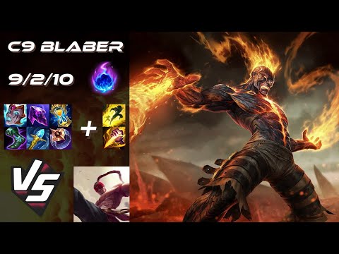 Cloud9 Blaber JUNGLE Brand vs Lee Sin - NA Challenger Patch 14.13