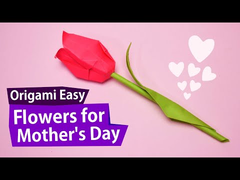 Cum să faci origami flori pentru ziua mamei