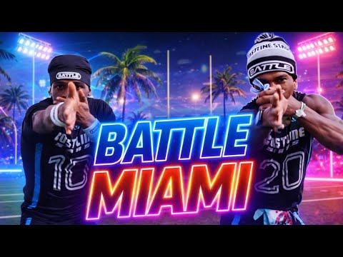 BATTLE MIAMI | CINEMATIC🔥 The Most Electric Football Event in the City