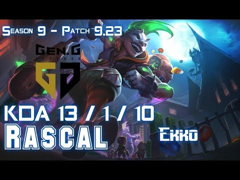 Gen Rascal EKKO vs ZAC Top - Patch 9.23 KR Ranked