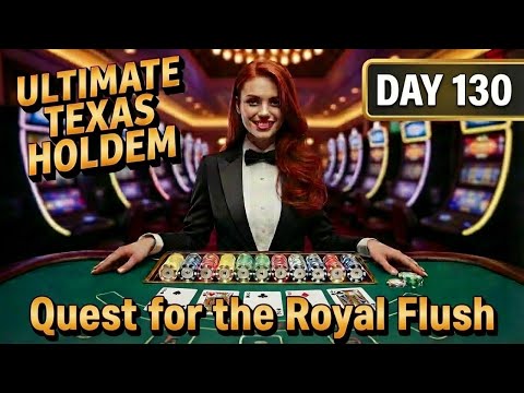 Day 130: Our NEW Strategy is CONQUERING Ultimate Texas Holdem!