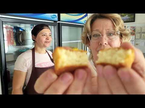 What goes on behind the counter at this Panaderia in El Salvador
