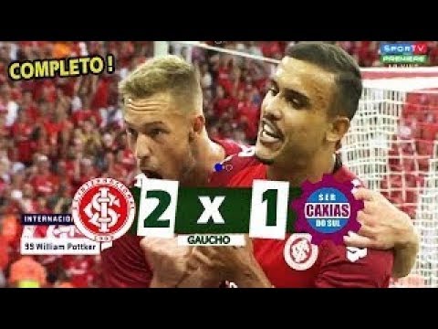 Internacional 2 x 1 Caxias   NO SUFOCO ! Melhores Momentos COMPLETO   Gauchão 2019