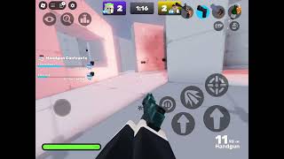 Beating my firend with handgun only #eggycart