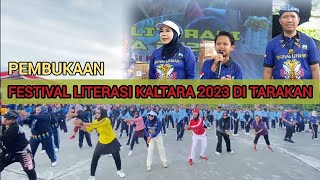 Pembukaan Festival Literasi Kaltara 2023 di Tarakan