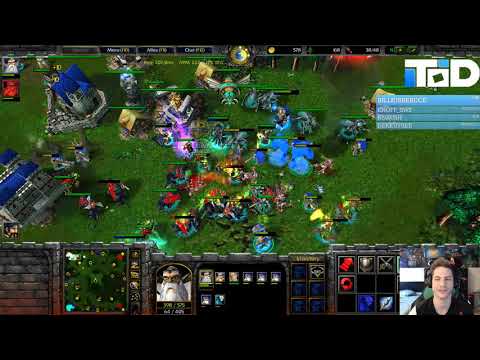 Warcraft III 2v2 #30 - ToD & Lucifer vs NightElf & Orc