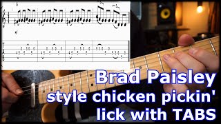 Brad Paisley Chicken Pickin' lick with TABS