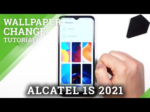 Change LockScreen Wallpaper – ALCATEL 1S (2021) and Lockscreen Style