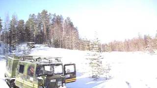 preview picture of video 'Hägglunds bandvagn 206 på is 1. Hagglunds bv 206 on ice 1.'