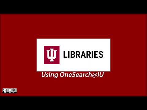 Iu Onesearch