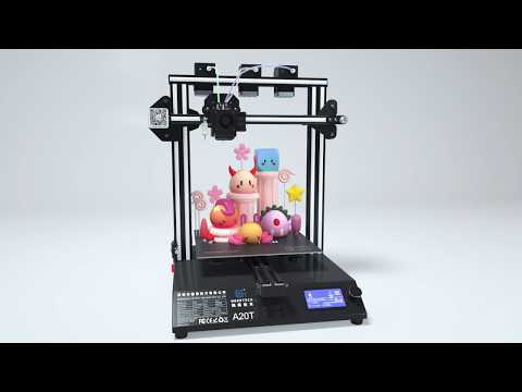 Geeetech A20T 3 in 1 Out Mix Color 3D Printer Kit Demo