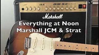 Video thumbnail for Marshall JCM 2000 DSL 401 - Set at Noon, Plug In and Play. Marshall and Fender Stratocaster. by PB Band