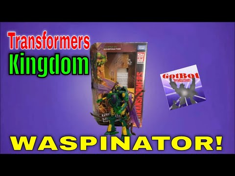Transformers WFC Kingdom Waspinator - GotBot True Review NUMBER 971