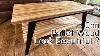 Turning Free Pallets into $630 Designer Coffee Table