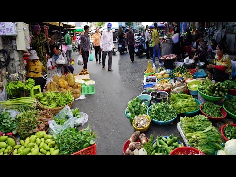 Compilation Street Food In Phnom Penh Cambodia - Cambodian Cheap Food Selling On The Street