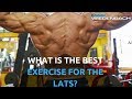 What is the best Exercise for the Lats?