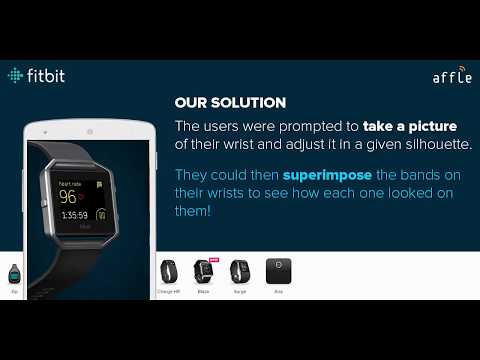 Affle' Fibit Try On Ads Campaign - Showroom on your wrist