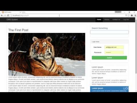 PHP With Bootstrap3 Tutorial | How to Creating the Search bar Part 82
