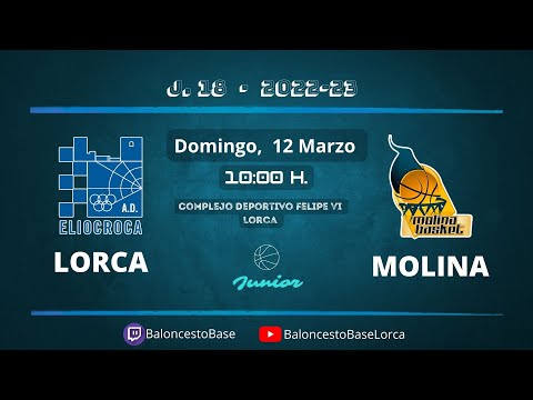 Baloncesto Junior. A.D. Eliocroca Lorca - C.B. Molina Basket.