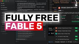 FULLY FREE Fable 5 & Sonnet 5 API + OpenCode: IT'S ACTUALLY REAL!