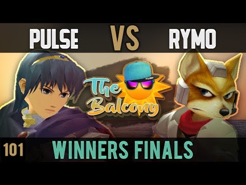 Melee @ the Balcony 101 - Winners Finals ft. Pulse (Marth) VS Rymo (Fox)