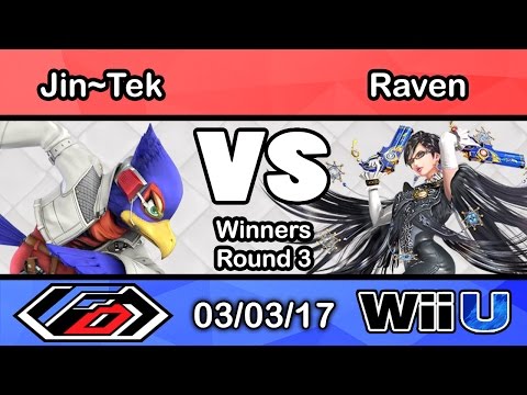 MFDGA 8 - Jin~tek (Falco) vs Raven (Bayonetta) Winners Round 3 - Smash Wii U