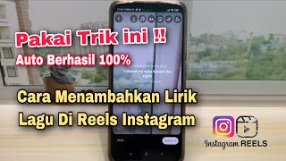 Download lagu Cara Menambahkan Lirik Lagu Di Reels Instagram mp3 Download lagu Cara Menambahkan Lirik Lagu Di Reels Instagram mp3