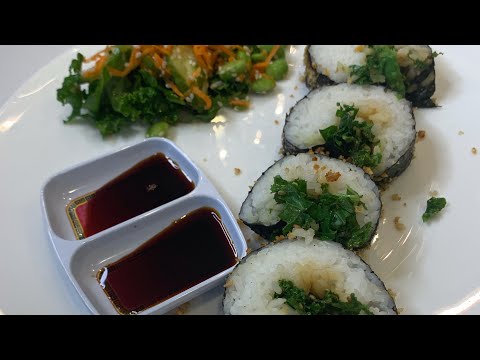 Crispy Kale Sushi in the Air Fryer will blow your mind!