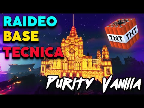🔥RAIDEO a Base in The Biggest ANARCHIC Server WITHOUT HACKS 💥|  Minecraft Purity Vanilla