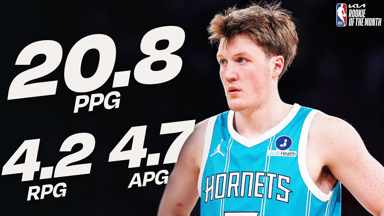 Kon Knueppel Named  @kia Eastern Conference Rookie of the Month!