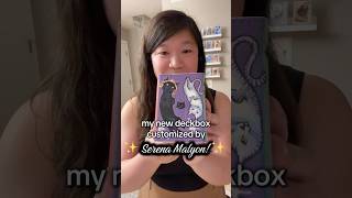 My purrfect #magicthegathering deckbox customized by Serena Malyon! #mtg
