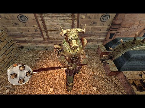 Minotaur Guardian Attack - Tomb Raider IV Remastered