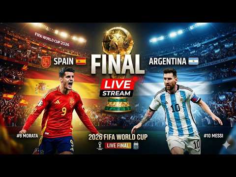 🏆 FIFA World Cup 2026 Final LIVE | Spain vs Argentina | FC 26 Ultra Realistic Gameplay