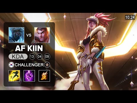 AF Kiin Akali Top vs Jayce - KR Challenger Patch 10.24