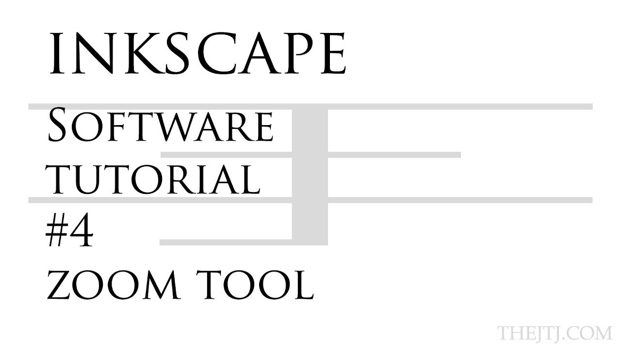 Inkscape Software Tutorial #4 Zoom Tool