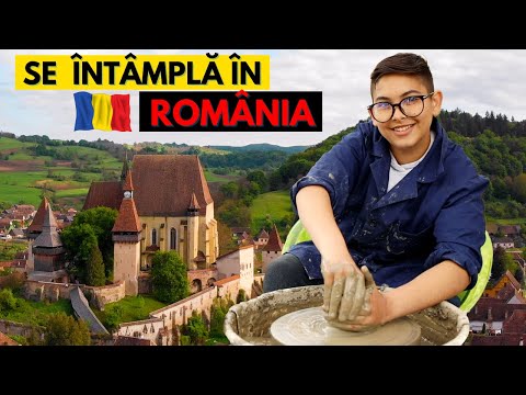 🇷🇴 Mancare traditionala si mestesuguri locale in inima Transilvaniei | Vlog de calatorie Biertan