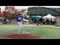 Caden Krystofiak Pitching (October 2020)