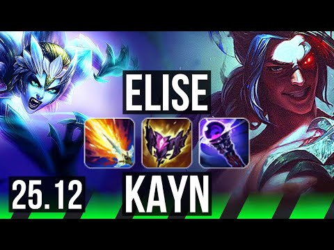 ELISE vs KAYN (JGL) | EUW Master | 25.12