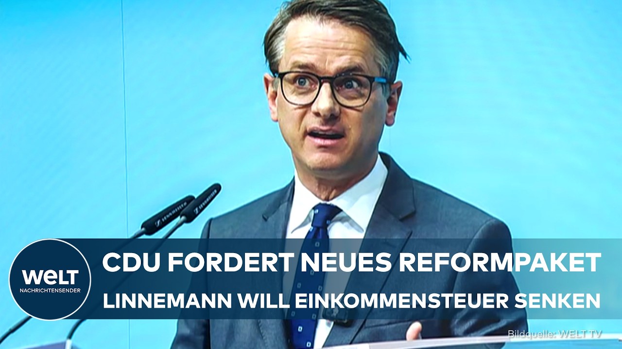 DEUTSCHLAND: Steuer-Hammer! CDU-Generalsekretär Carsten Linnemann will mittlere Einkommen entlasten