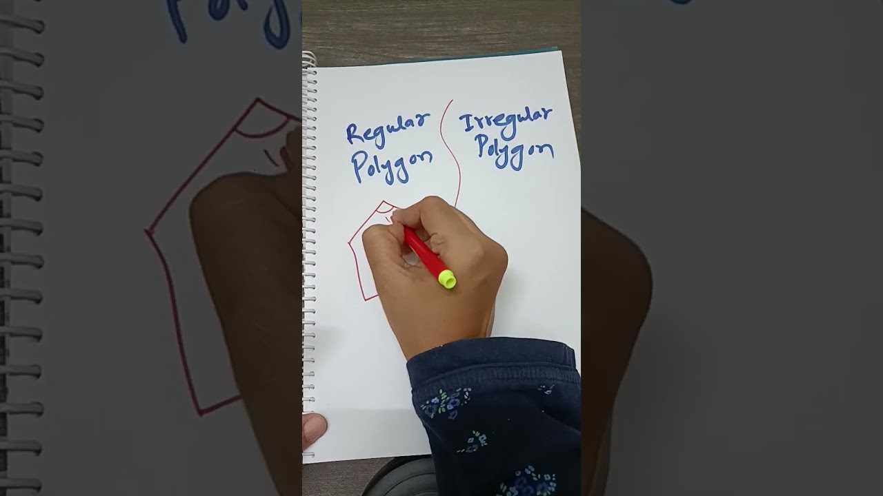 #shorts regular and irregular polygons