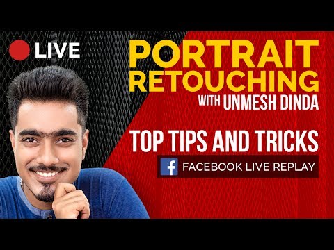 My Top Portrait Retouching Tips and Tricks in Photoshop | 🔴 LIVE REPLAY