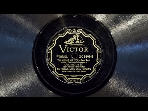 Thinking Of You • Nat Shilkret and the Victor Orchestra (EMG Mark Xb Oversize Gramophone)